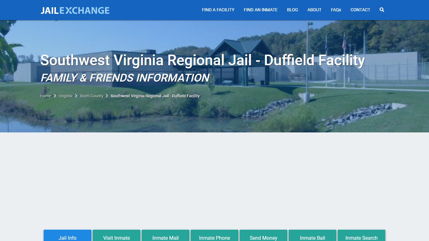 Southwest Virginia Regional Jail - Duffield Facility VA | Booking ...